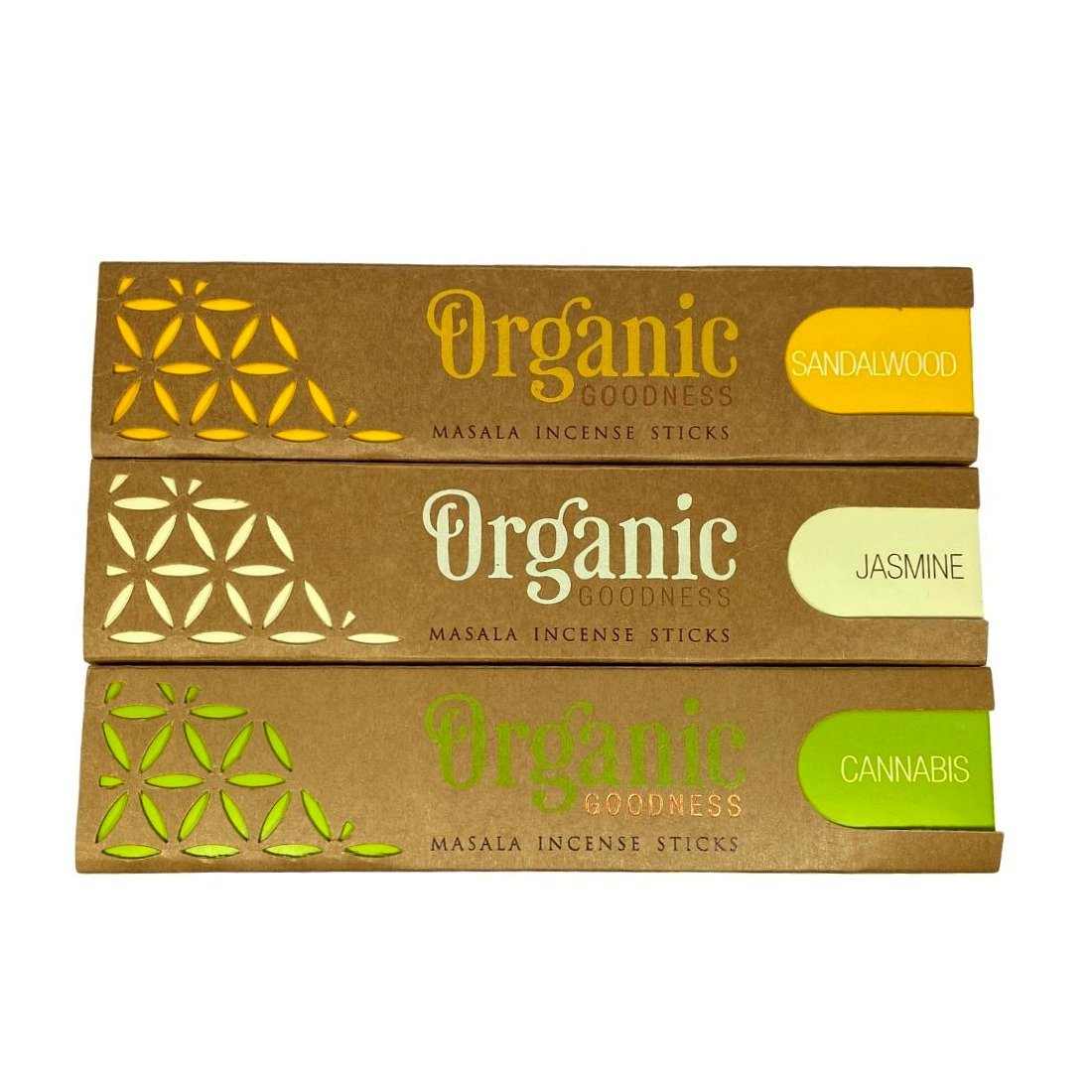 Organic Goodness Incense Sticks (Cannabis, Jasmine, Sandalwood)