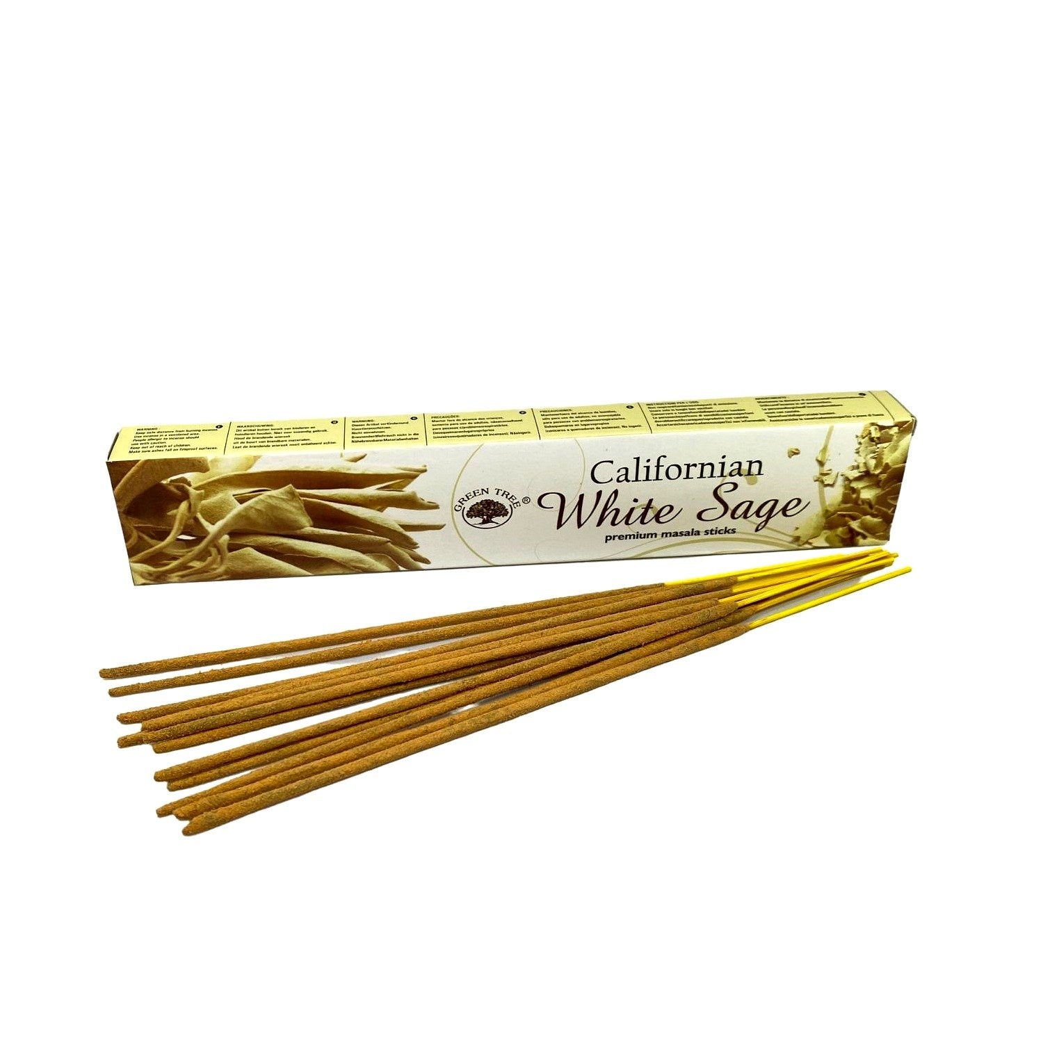 Californian White Sage Incense Sticks (15 Gram Box)