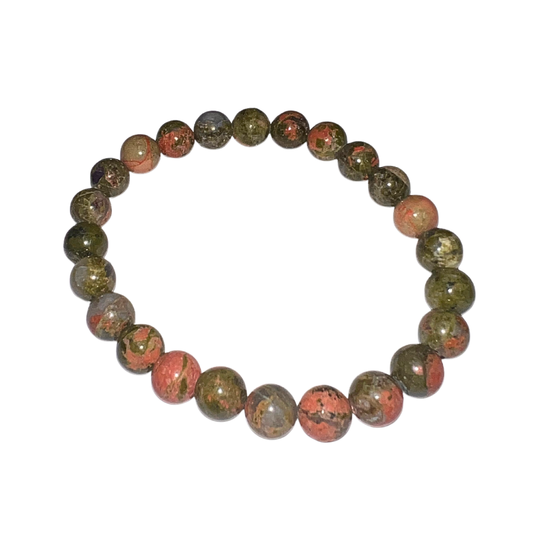 Unakite Bracelet 8mm