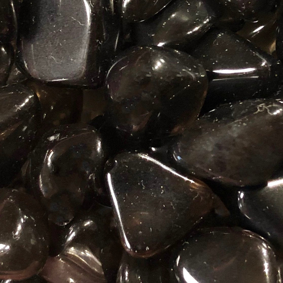 Apache Tear Tumbled Stone