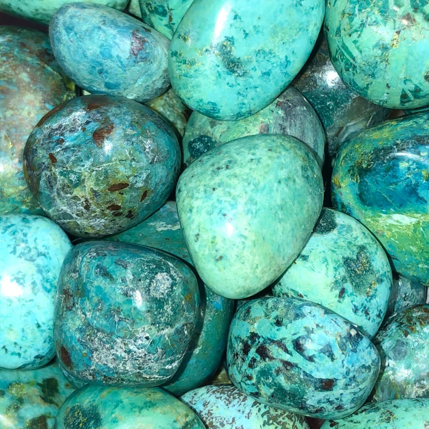 Chrysocolla Tumbled Stone